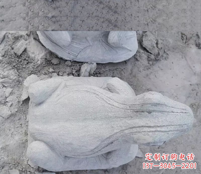 开封石雕青蛙雕塑