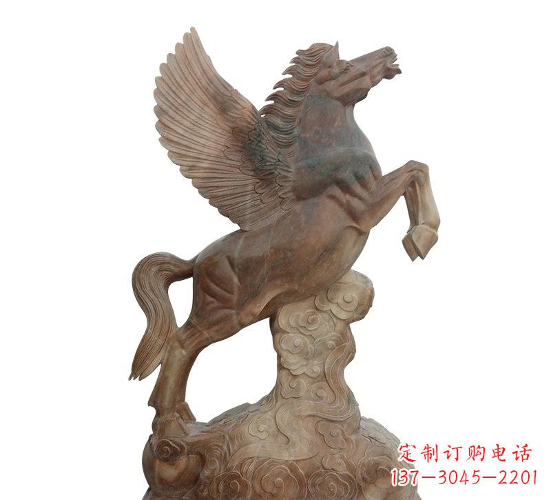 开封石雕祥云飞马