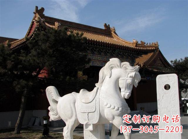 开封石雕小马
