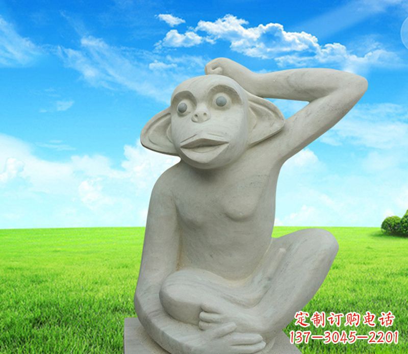 开封石雕小猴子
