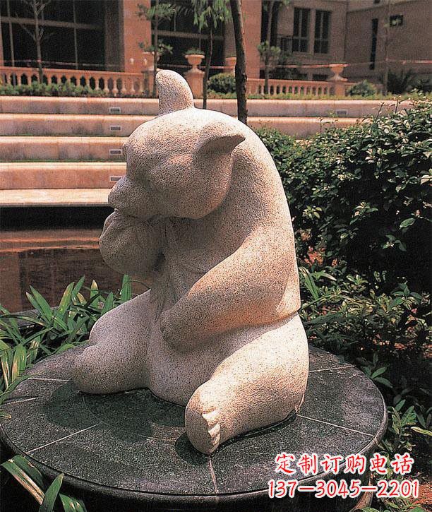 开封石雕熊猫