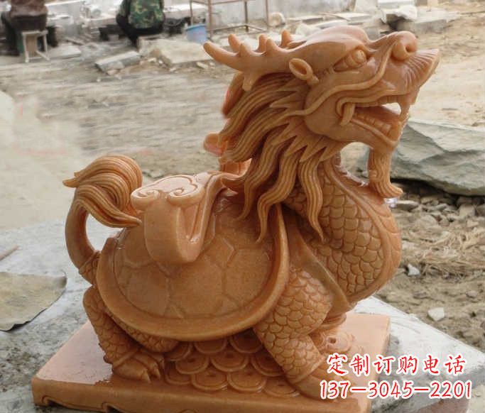 开封石雕招财龙龟