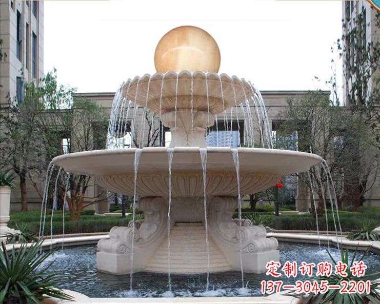 开封石墩喷泉石雕