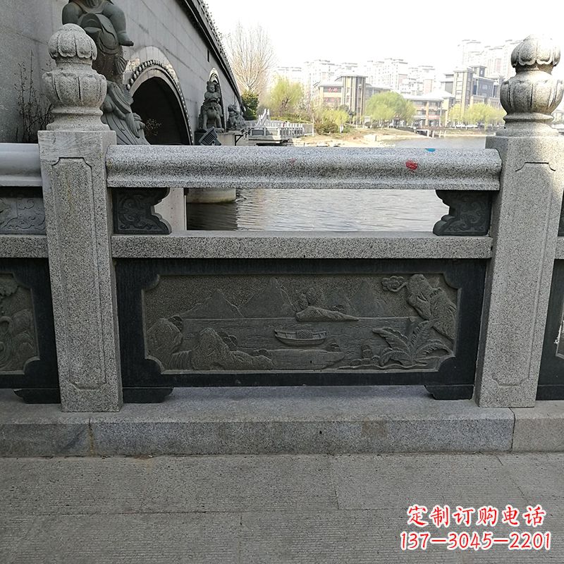 开封石栏板雕刻