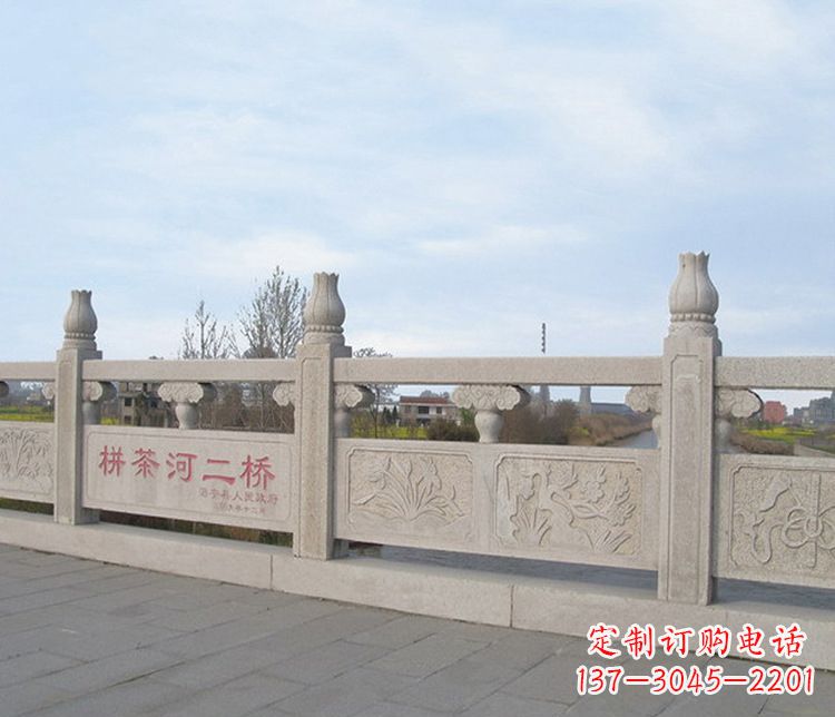 开封石栏板景区石雕