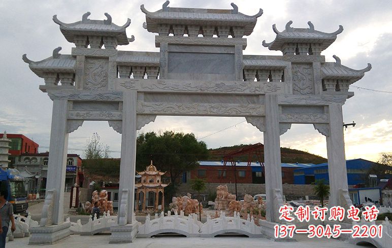 开封石牌坊雕刻