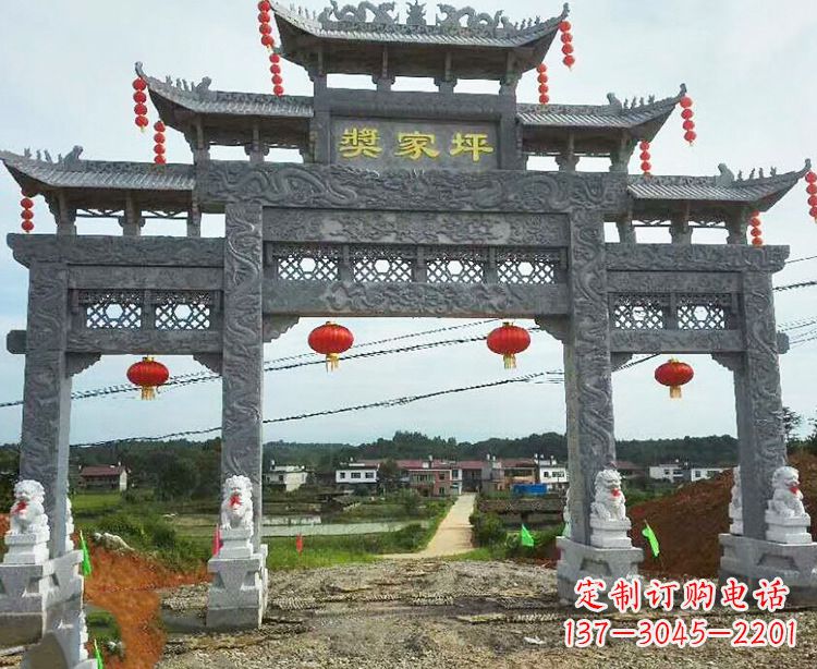 开封石牌坊石雕