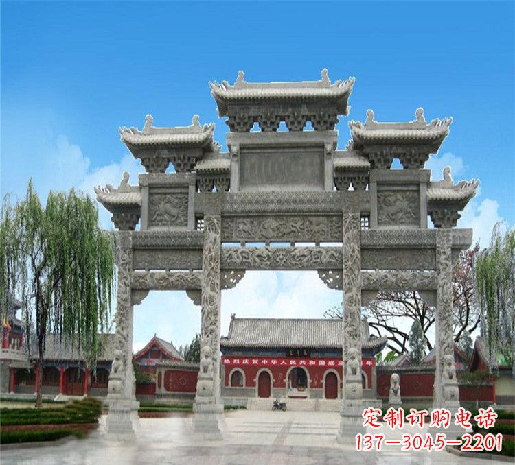 开封石牌坊效果图