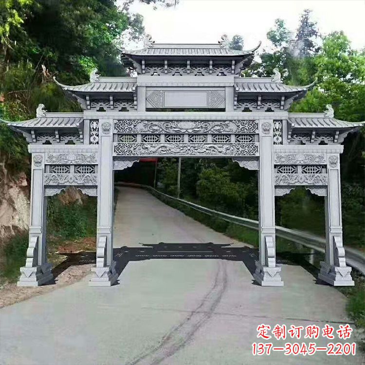 开封石牌楼青石牌坊