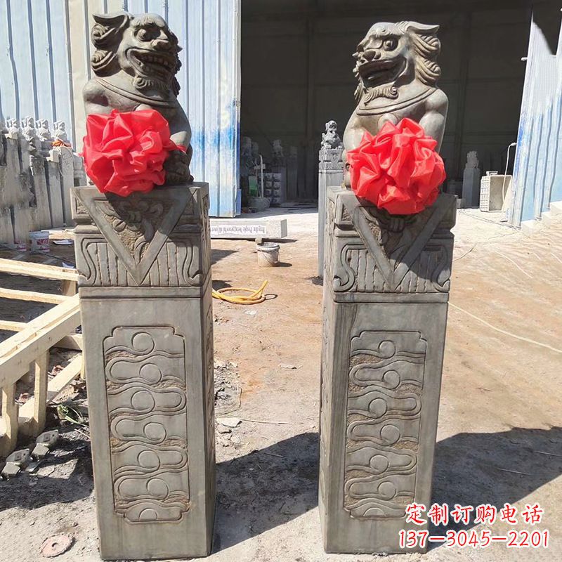 开封石狮子栓马桩