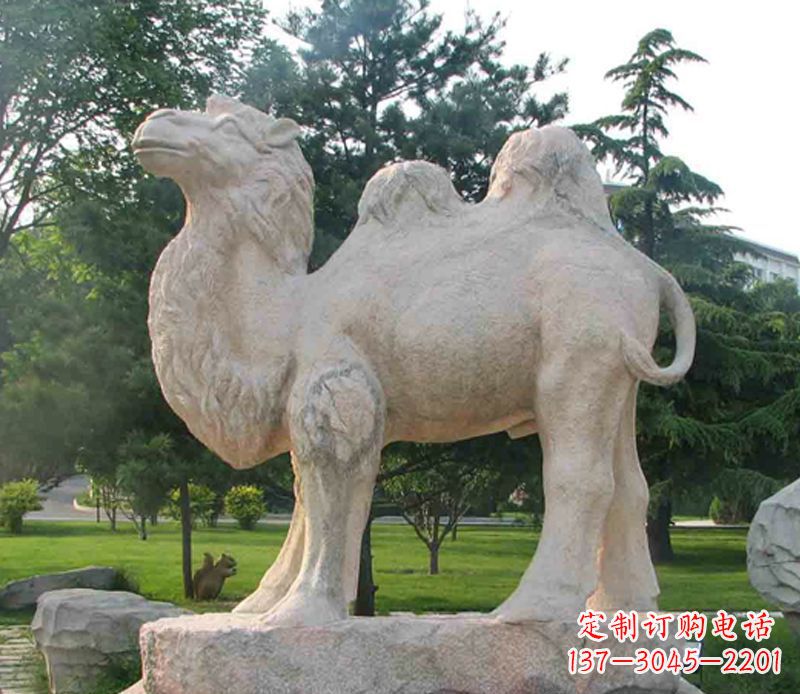 开封石头骆驼雕塑