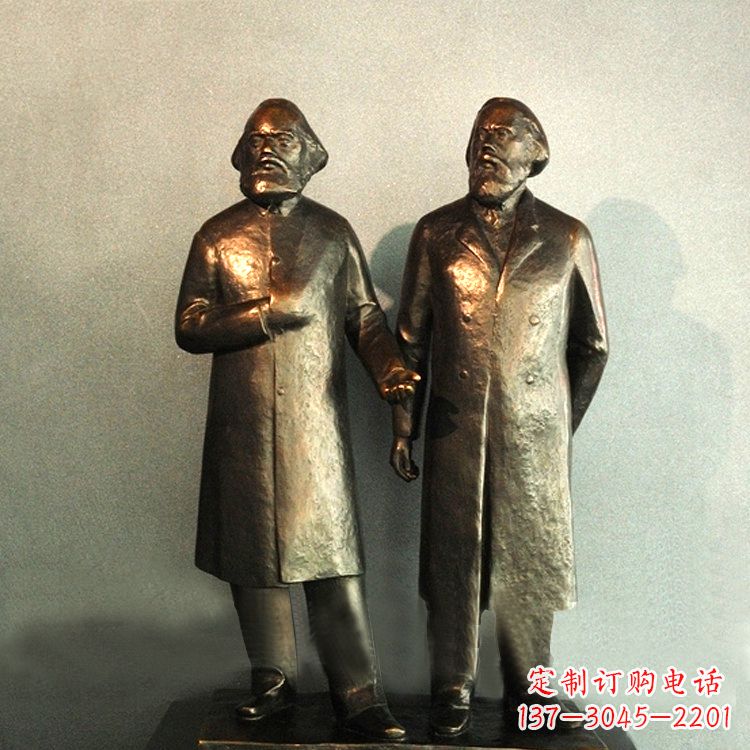 开封世纪伟人马克思和恩格斯雕塑