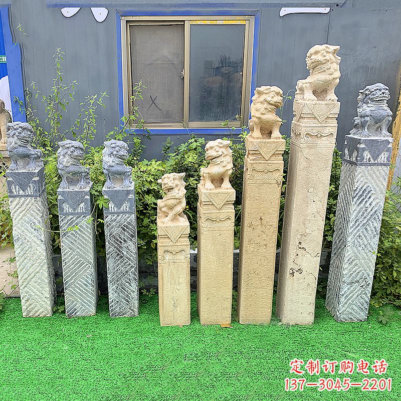 开封拴马桩狮子