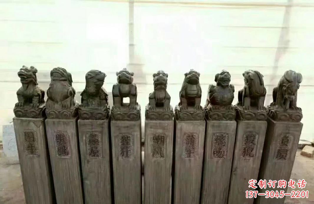 开封栓马桩石雕