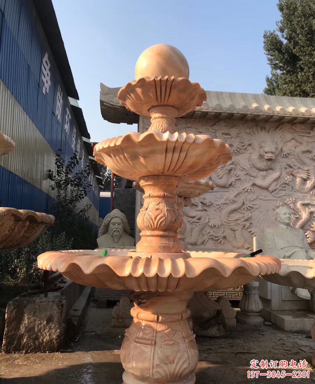 开封水池风水球
