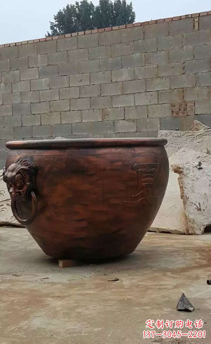 开封水缸铜雕
