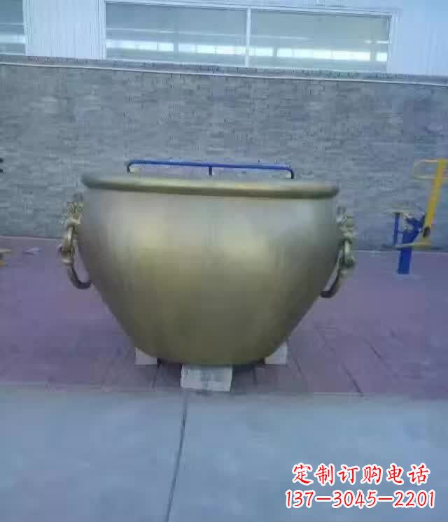 开封水缸铜雕塑