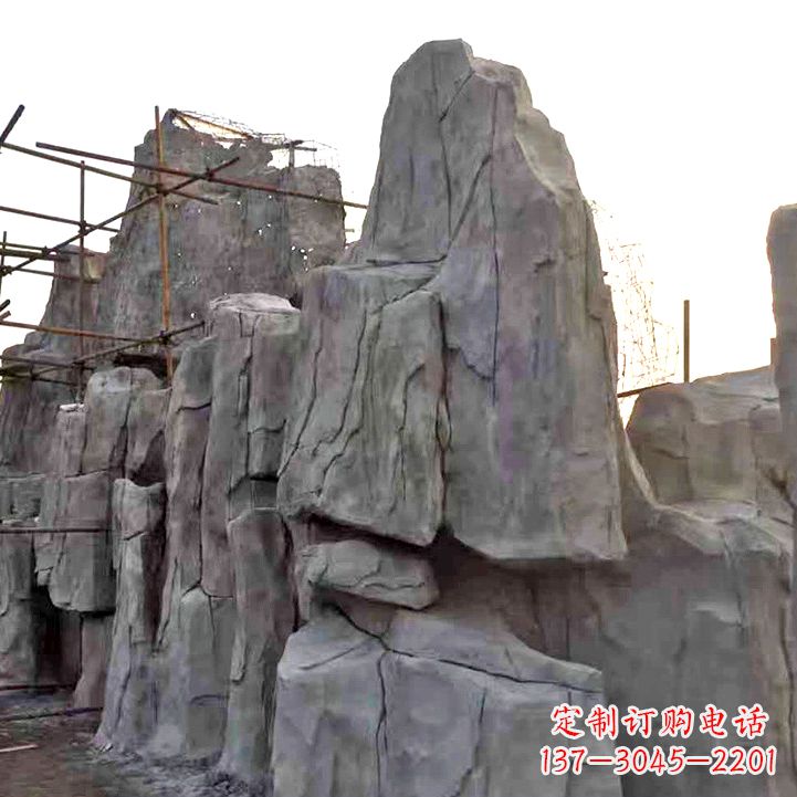 开封水泥塑石假山雕塑