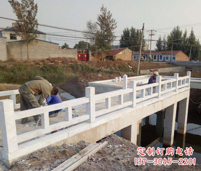开封寺庙景观汉白玉栏板石雕