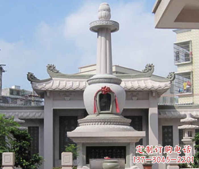 开封寺庙景观舍利塔石雕 (4)