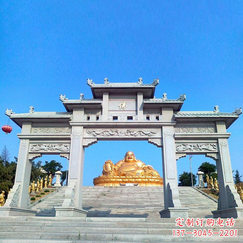 开封寺庙石雕牌坊
