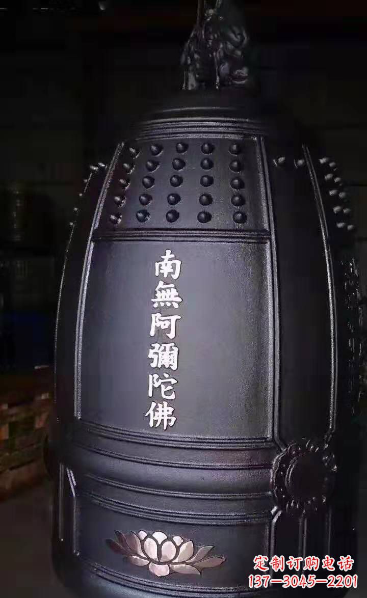 开封寺庙铜钟雕塑户外景观雕塑