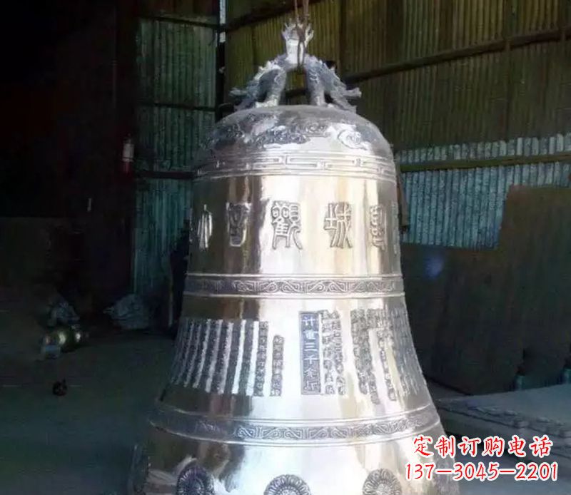 开封寺庙铸铁铜钟雕塑