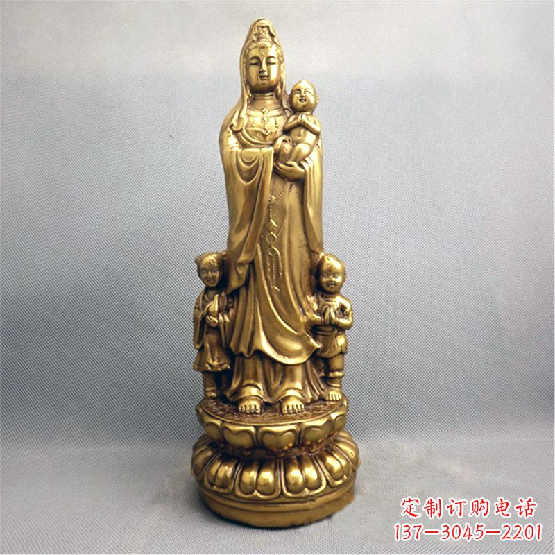 开封送子观音纯铜雕塑