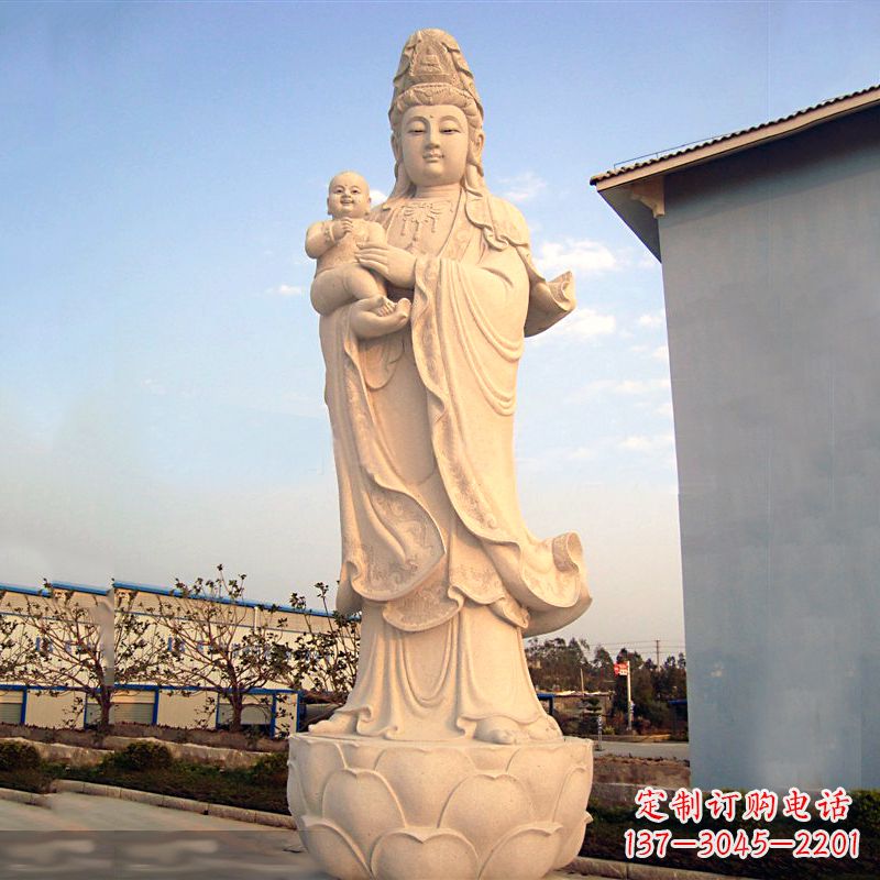 开封送子观音石雕