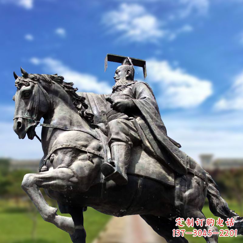 开封隋文帝骑马雕塑