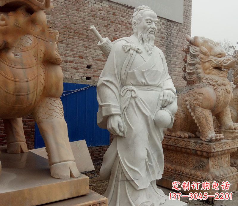 开封孙思邈大理石医学家石雕
