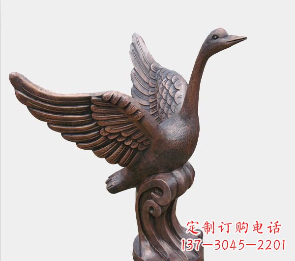 开封天鹅锻铜雕塑