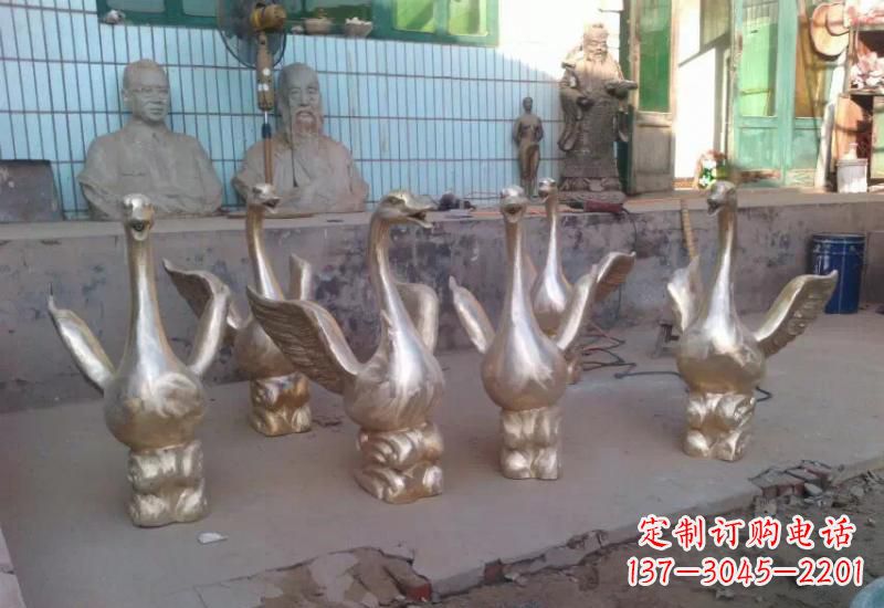 开封天鹅喷泉雕塑