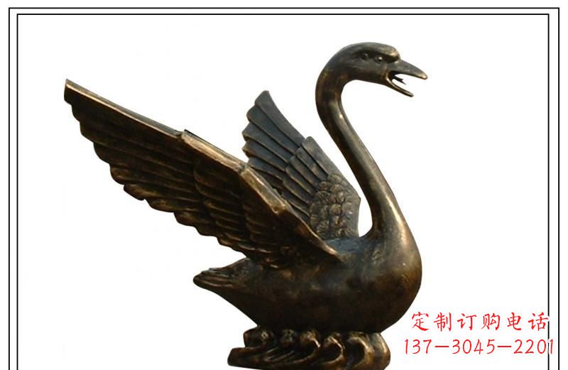 开封天鹅喷泉铜雕