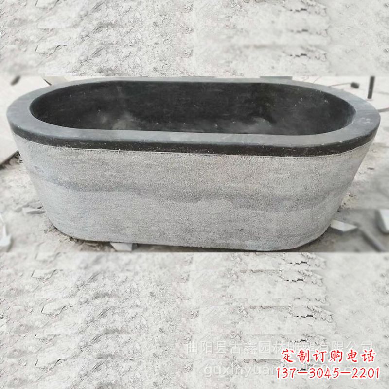 开封庭院养鱼石雕水槽