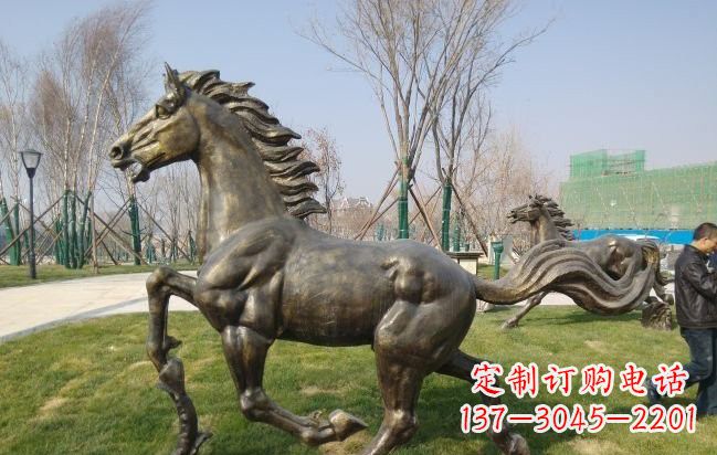 开封铜雕奔马
