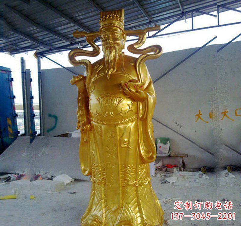 开封铜雕财神雕像