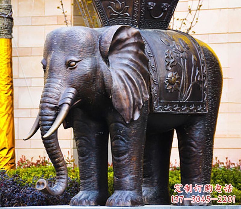开封铜雕大象