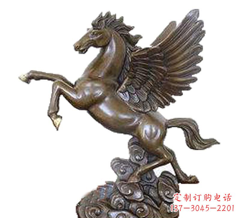 开封铜雕飞黄腾达飞马