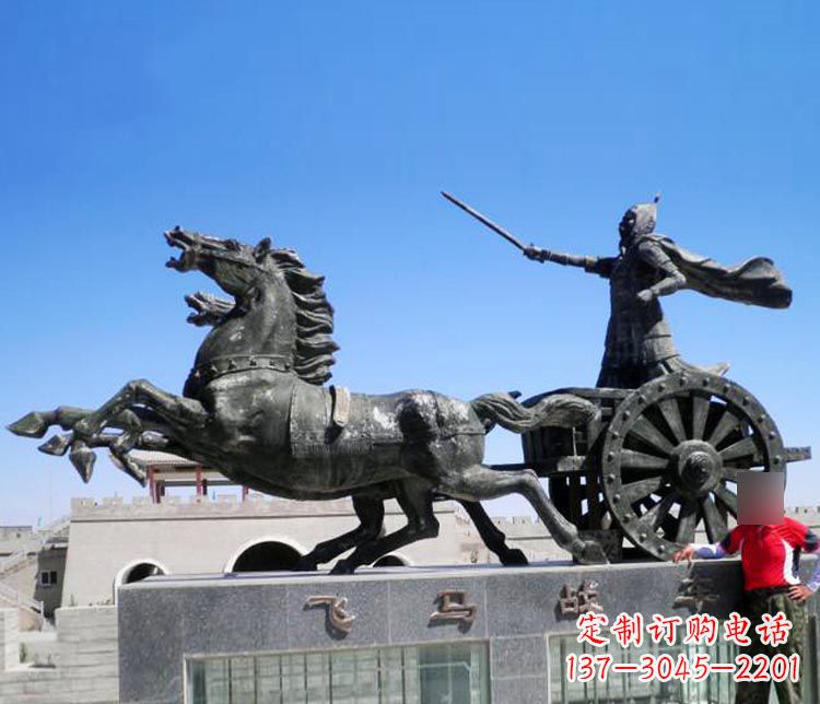 开封铜雕飞马战车