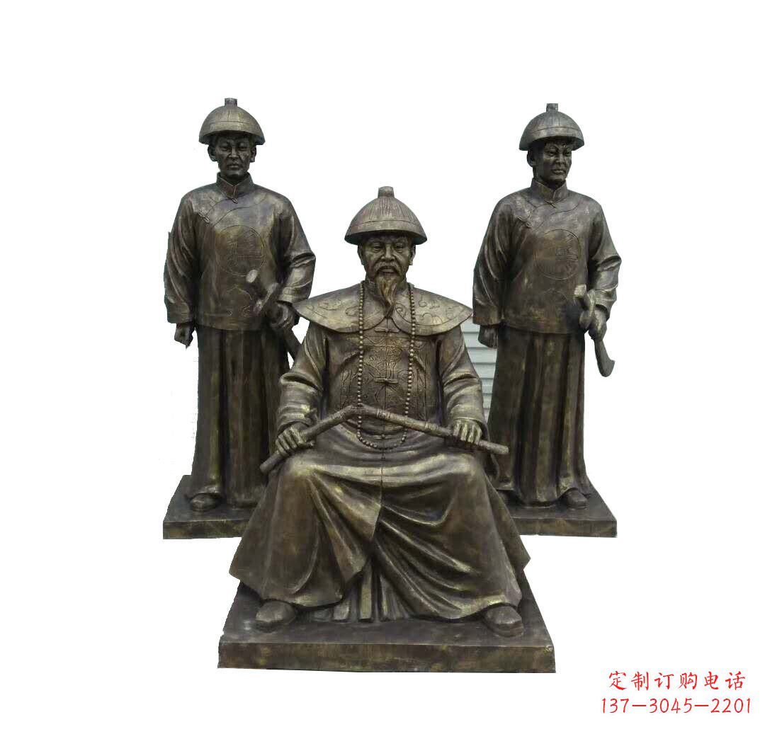 开封铜雕古代名人林则徐