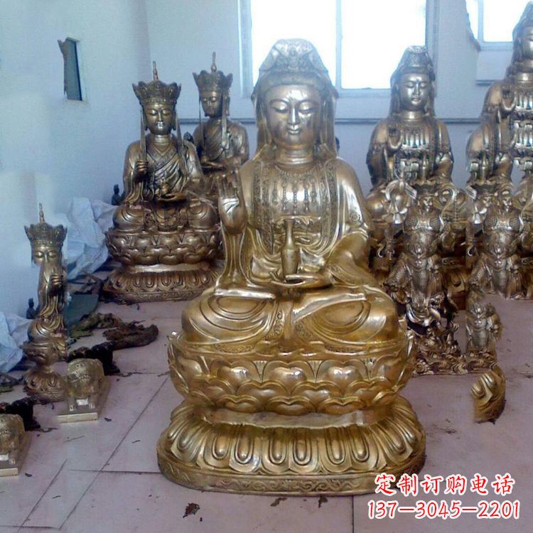 开封铜雕观音雕塑