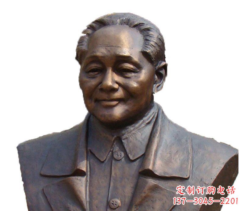 开封铜雕广场纪念伟人邓小平雕塑