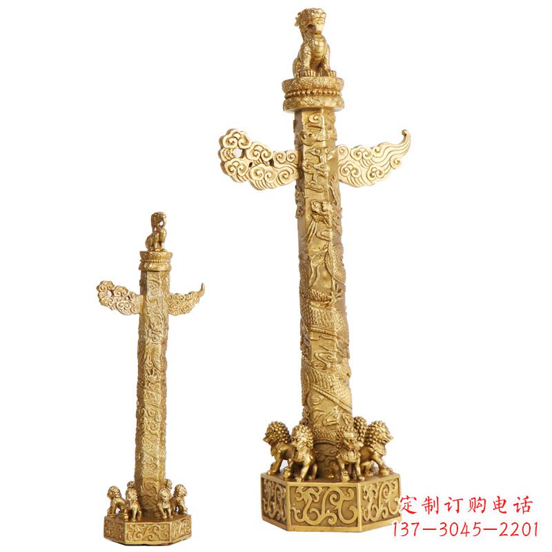 开封铜雕华表柱