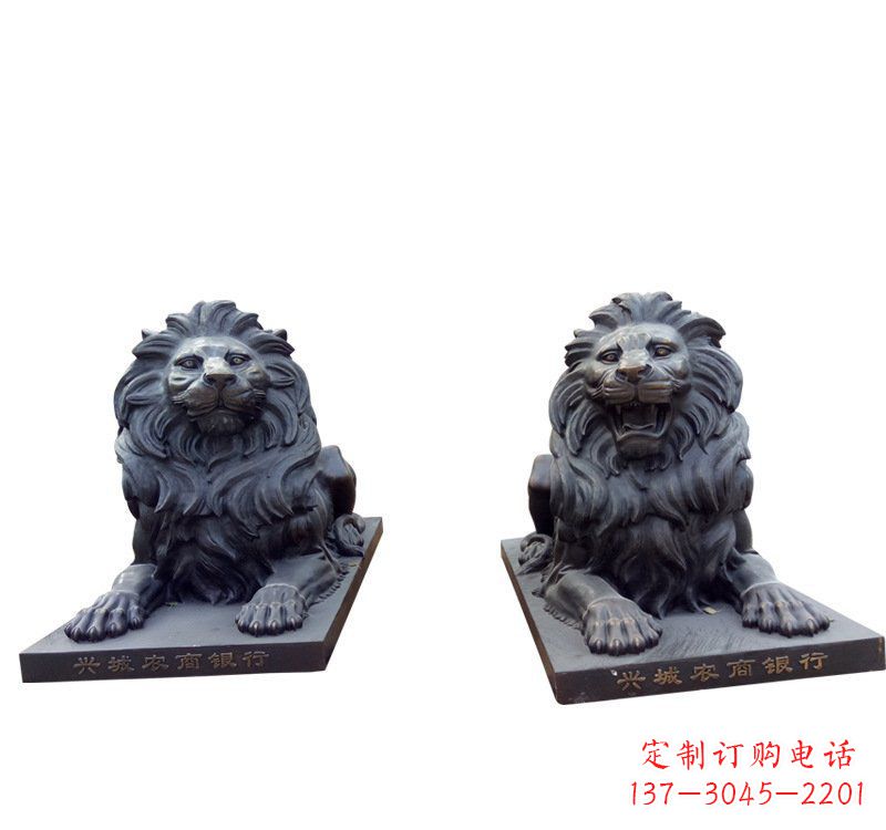 开封铜雕汇丰狮子 (2)