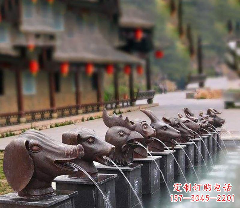 开封铜雕喷泉