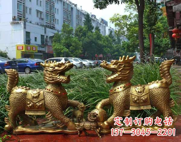 开封铜雕麒麟神兽