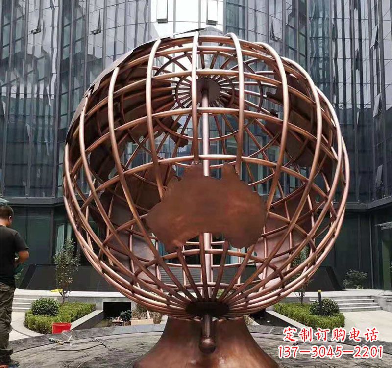 开封铜雕企业地球仪