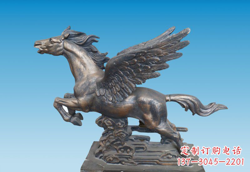 开封铜雕企业飞马