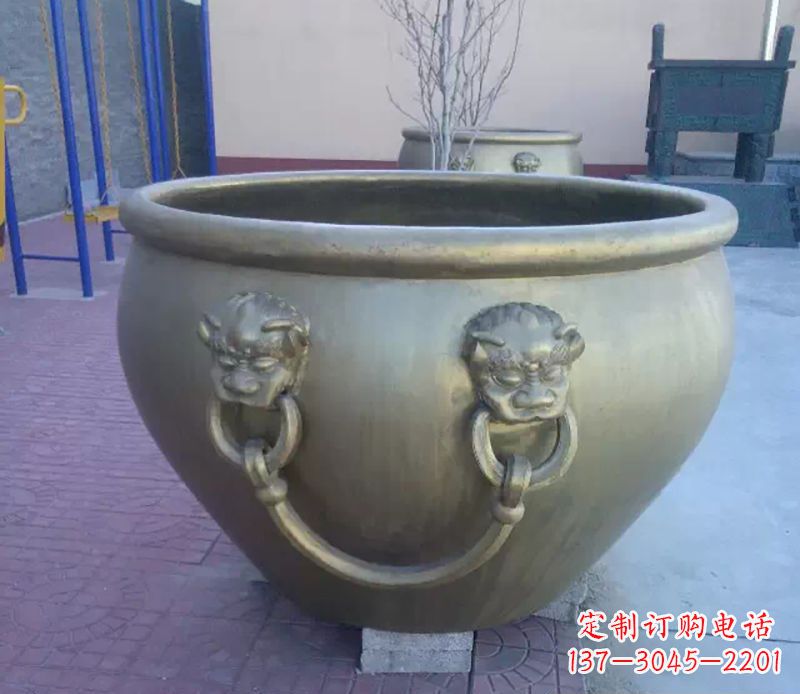 开封铜雕水缸